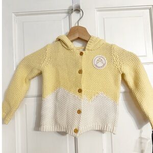 Max Studio Baby Yellow Duck Sweater NWT Sz 18M